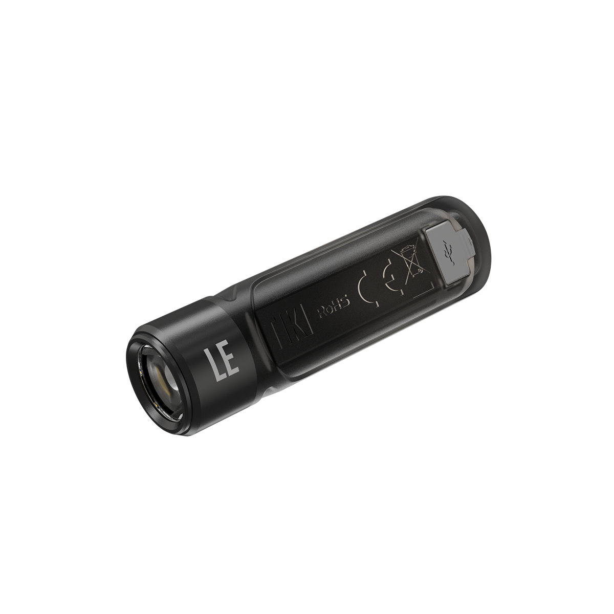 NITECORE TIKI LE 300 Lumen USB Rechargeable Keychain Flashlight aux Red/Blue LED