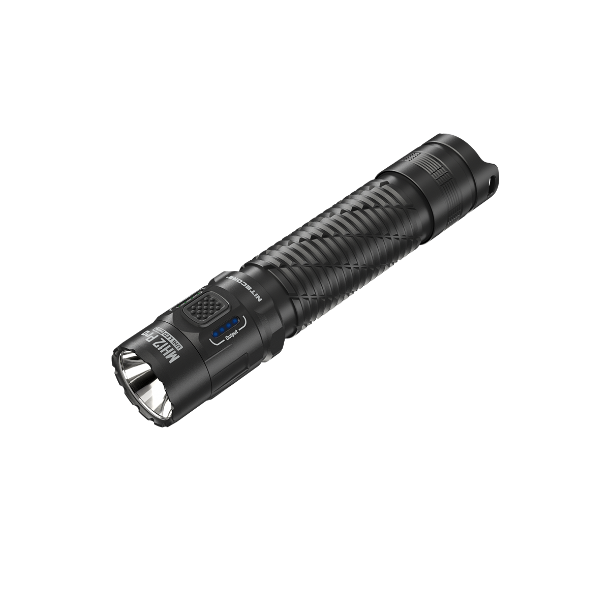MH25PRO flashlight 3300LM power indicator and battery–NITECORE BELUX