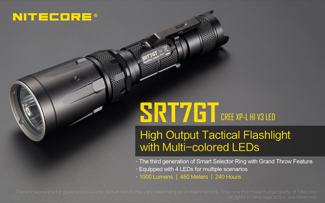 LINTERNA NITECORE SRT7GT 1000 LM