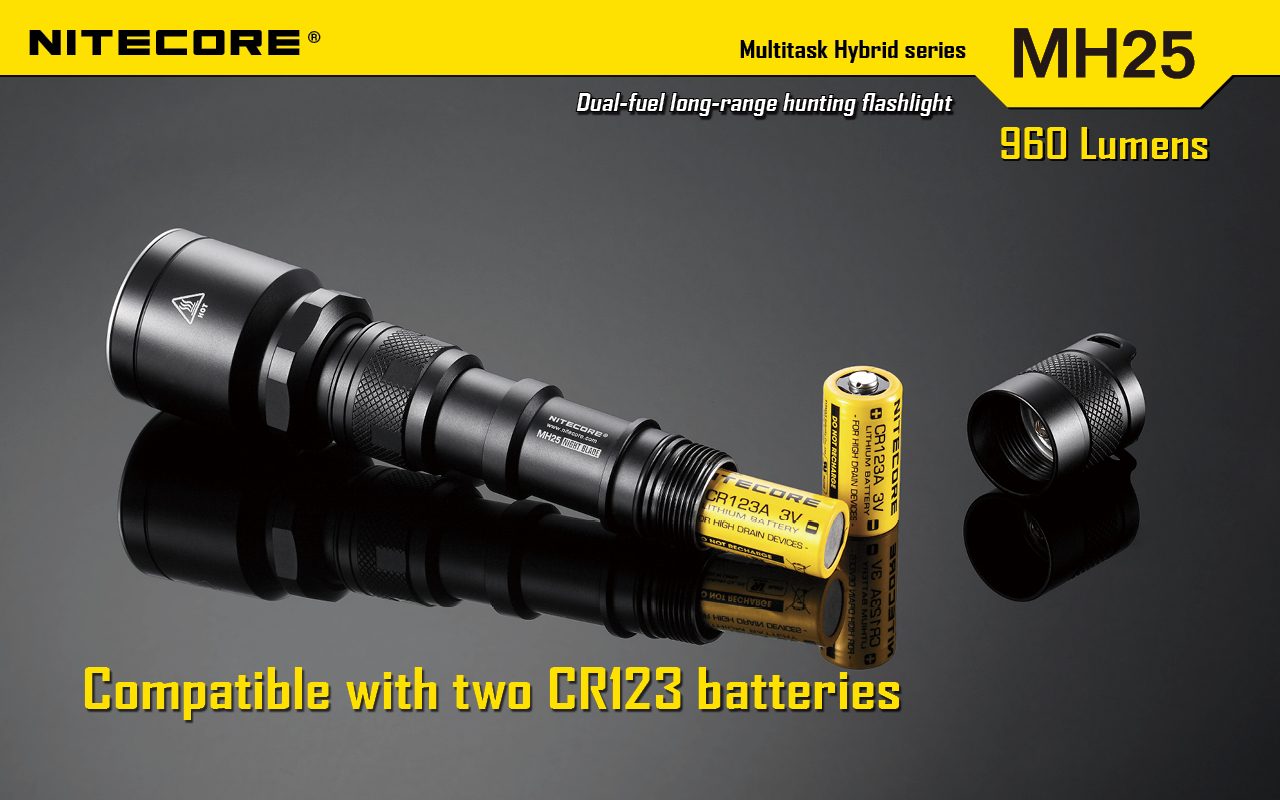 NITECORE P26 LED Tactical Flashlight 1000Lm w/ UM10 Charger & NL183 Battery