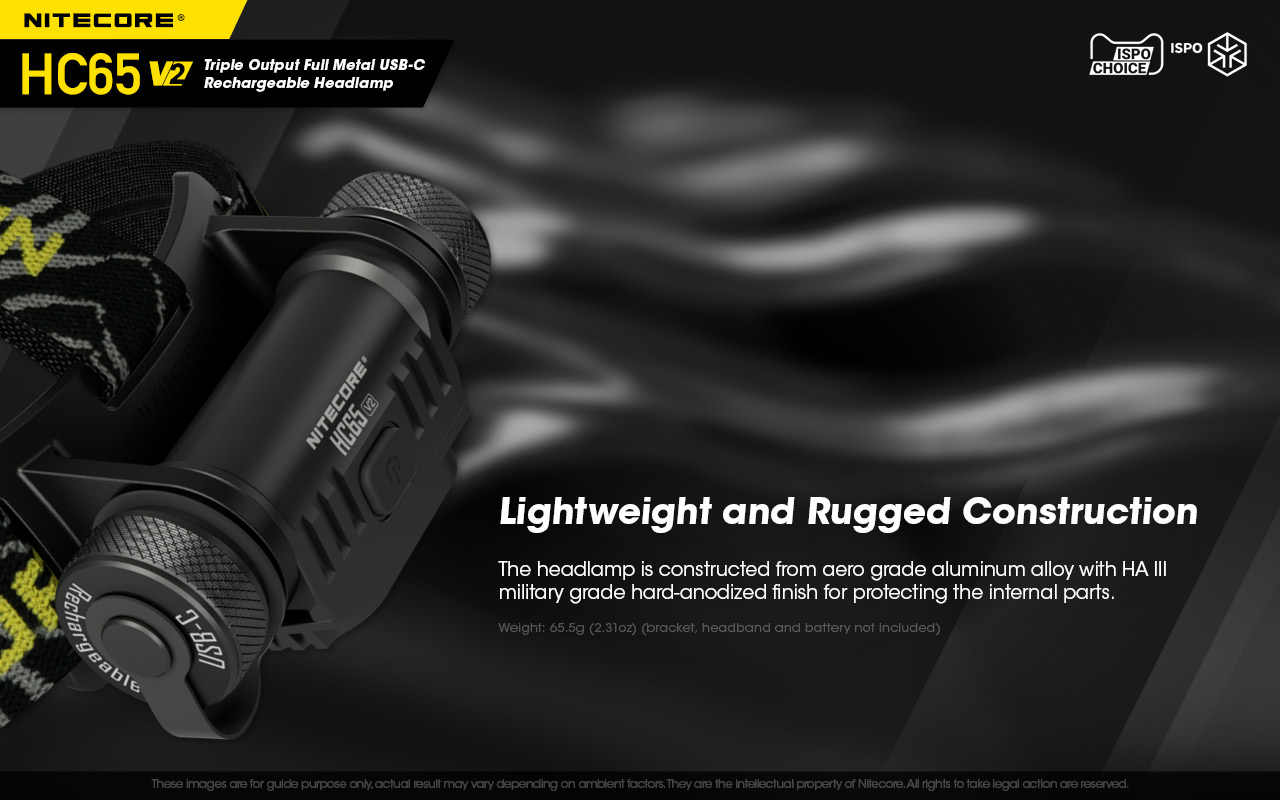 Frontal de luz Nitecore HC65 V2, 1750 lm, Flashlights
