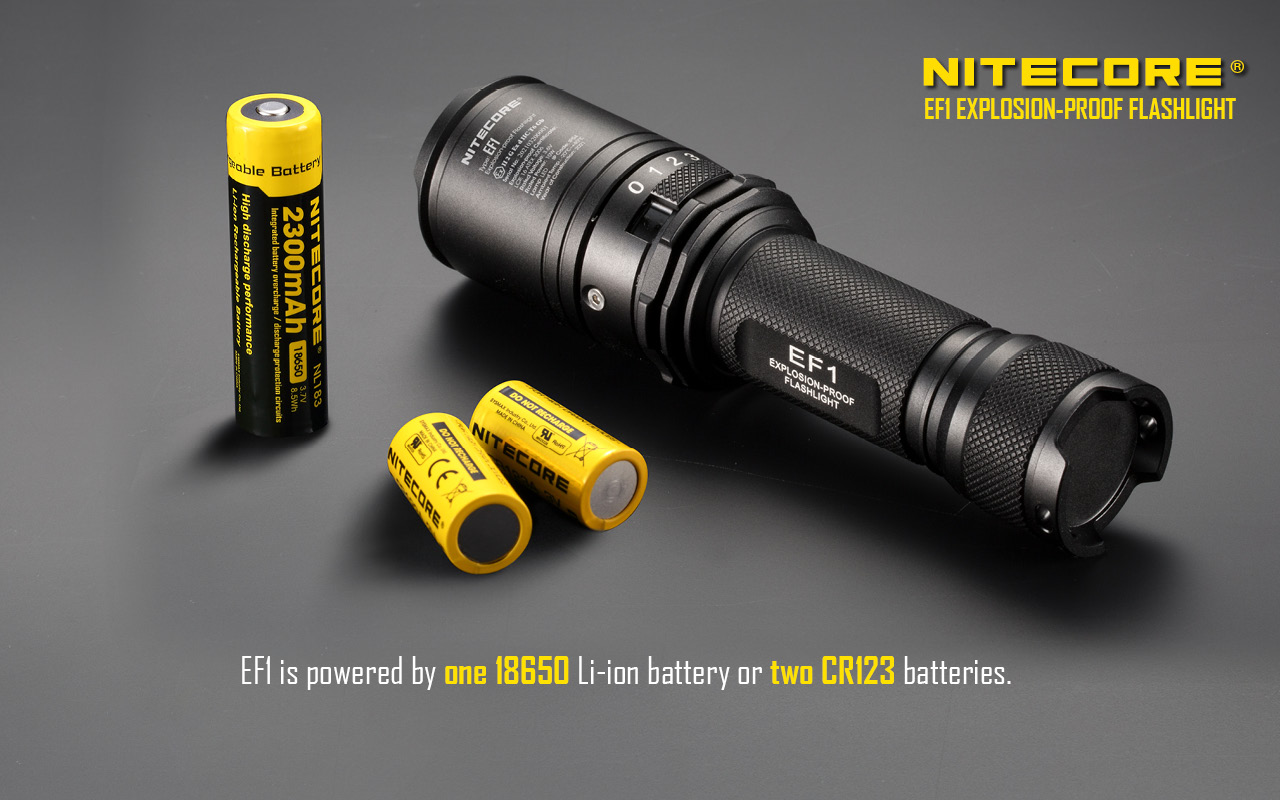 Lampe torche rechargeable Nitecore EF1 ATEX