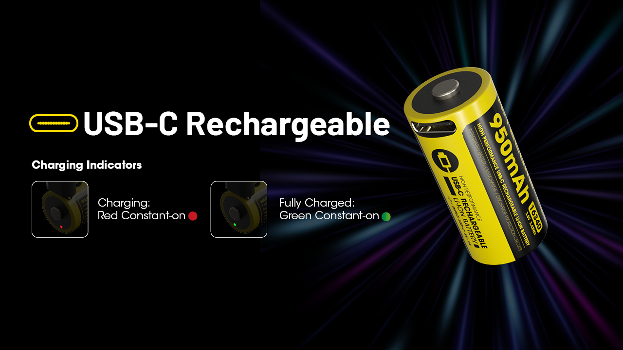 NL166 batterie CR123 lithium rechargeable 650mAh–NITECORE BELUX